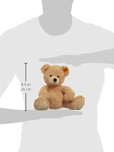 Steiff Fynn Teddybär im Koffer 28 cm, Soft Cuddly Friends Kuscheltier, beige, süßes Geschenk für Kinder