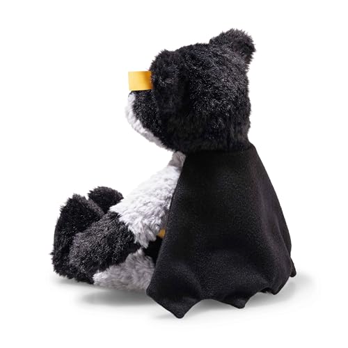 Steiff Teddybär Batman 29 cm, Superheld Kuscheltier im Batman Look, Plüschbär für Kinder, waschmaschinenfest