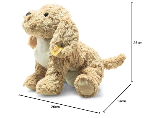 Steiff Berno Goldendoodle 26 cm, Soft Cuddly Friends Kuscheltier, beige, weich & waschmaschinenfest