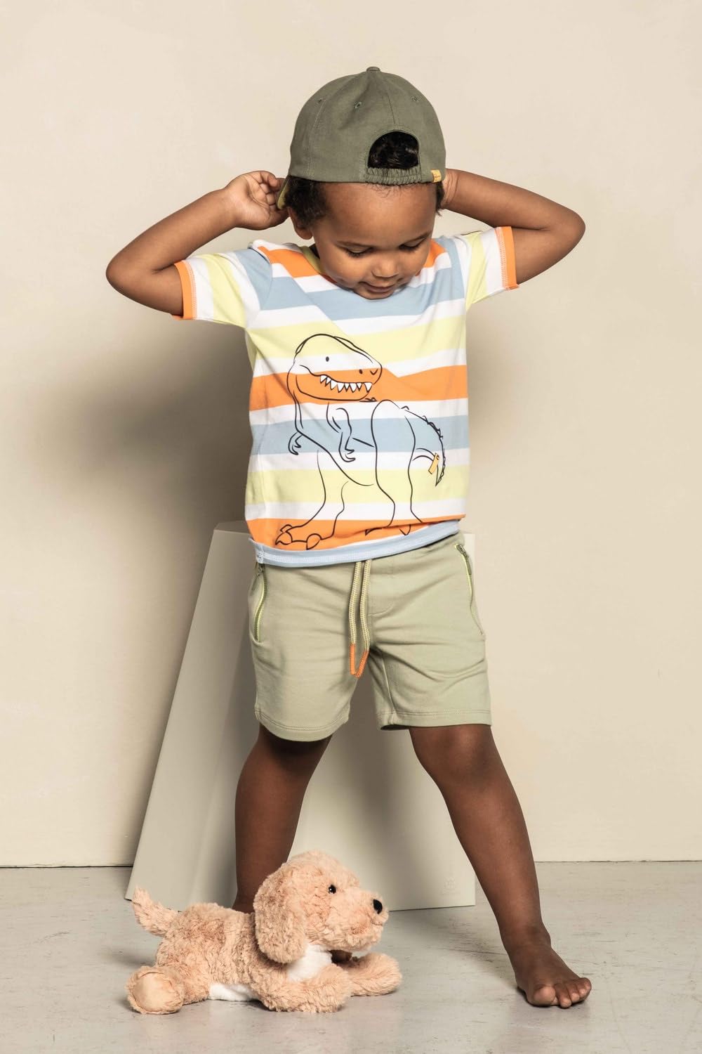 Steiff Berno Goldendoodle 26 cm, Soft Cuddly Friends Kuscheltier, beige, weich & waschmaschinenfest