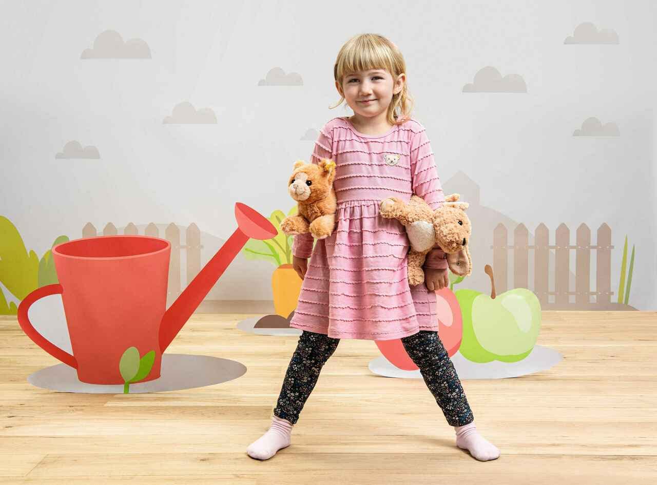 Steiff Berno Goldendoodle 26 cm, Soft Cuddly Friends Kuscheltier, beige, weich & waschmaschinenfest