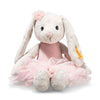 Steiff Hoppie Ballerina Hase 30 cm, Soft Cuddly Friends Plüschtier im Ballett-Outfit, flauschig & waschmaschinenfest