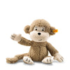 Steiff Kuscheltier Brownie Affe 30 cm, Soft Cuddly Friends Plüschtier, hellbraun, weich & waschmaschinenfest