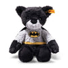 Steiff Teddybär Batman 29 cm, Superheld Kuscheltier im Batman Look, Plüschbär für Kinder, waschmaschinenfest